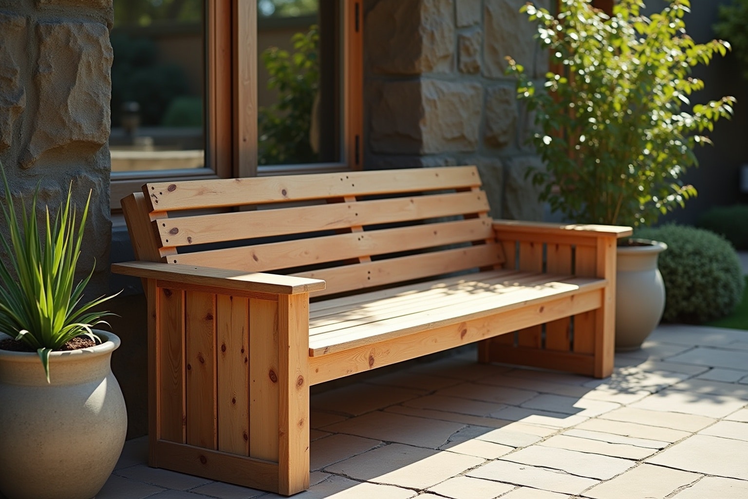 15 Ideen: Holzbank selber bauen