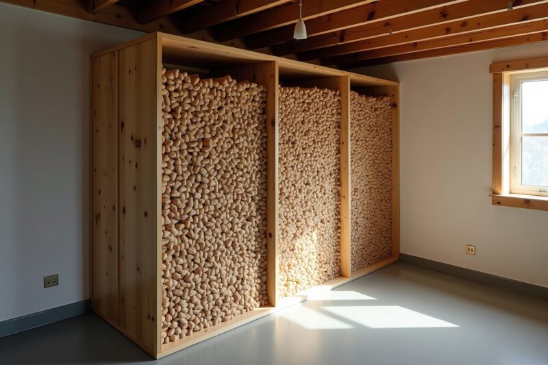 Pelletlager selber bauen: Ideen und Tipps